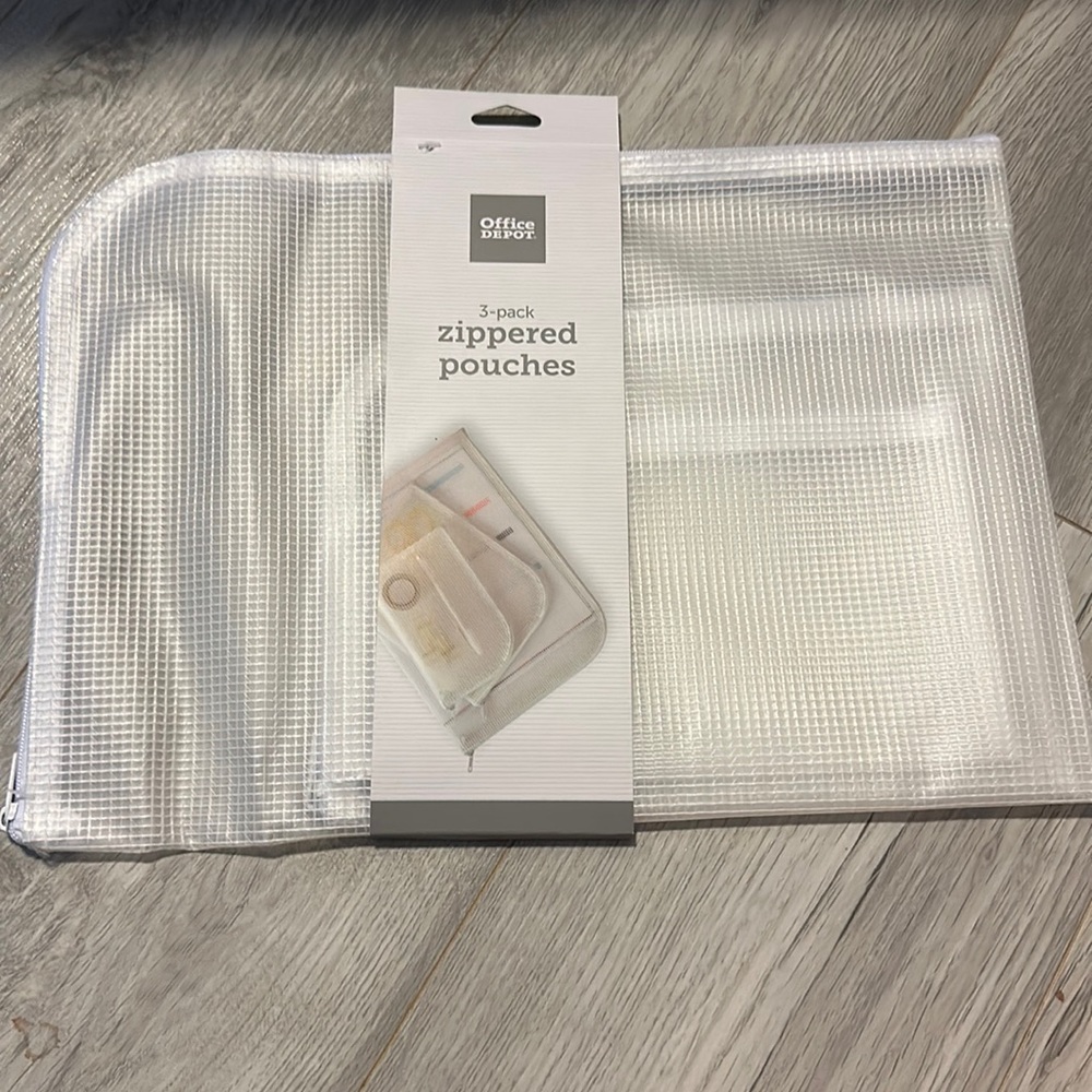 Zipper pouches